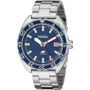 Watch strap Fossil FS5048 Stainless steel Steel 22mm